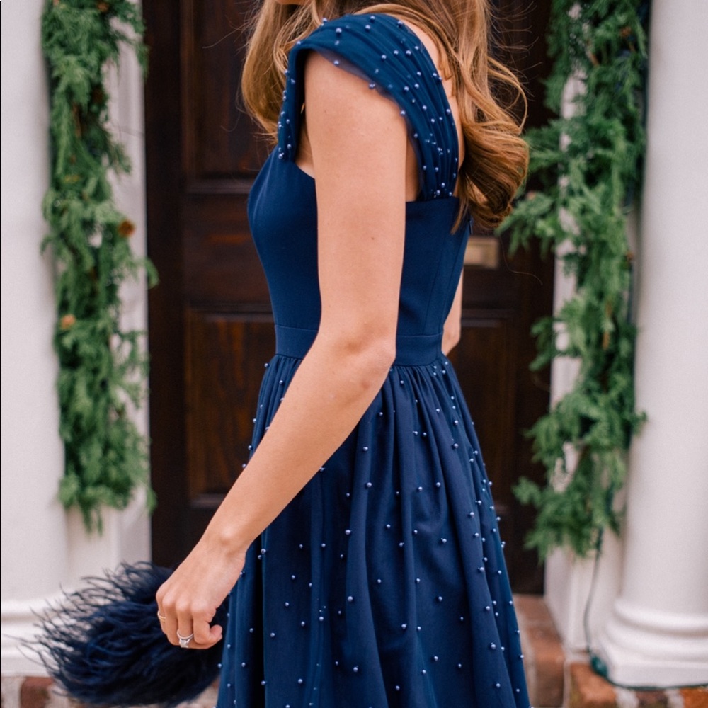 Gal Meets Glam Delores - Navy Blue Pearl Size 2